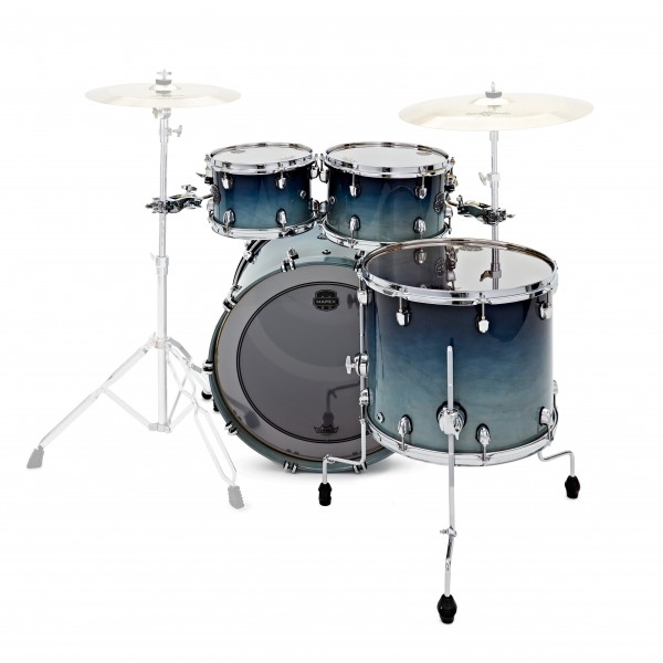 Mapex Saturn 22" 4pc Short Stack Shell Pack, Teal Blue Fade