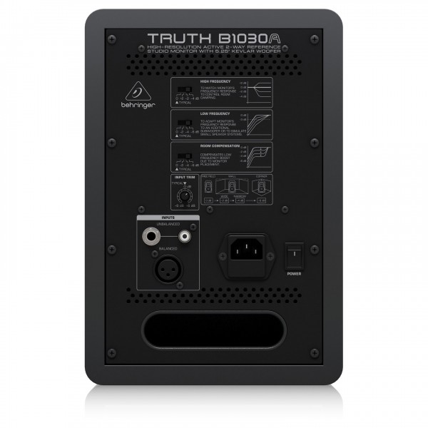 Behringer B1030A Truth Active Studio Monitor, Single