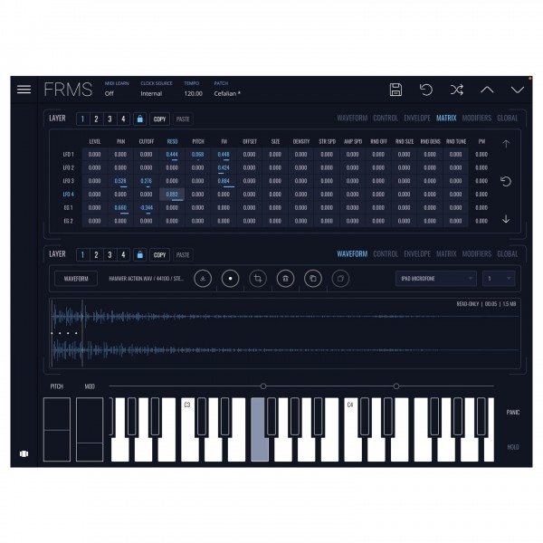 Imaginando FRMS - Granular Synth