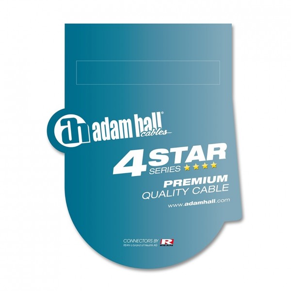 Adam Hall 4 STAR Rean Z Series IP65 Rated 3-Pin ECON CAT6A RJ-45, Network Cable, 1m
