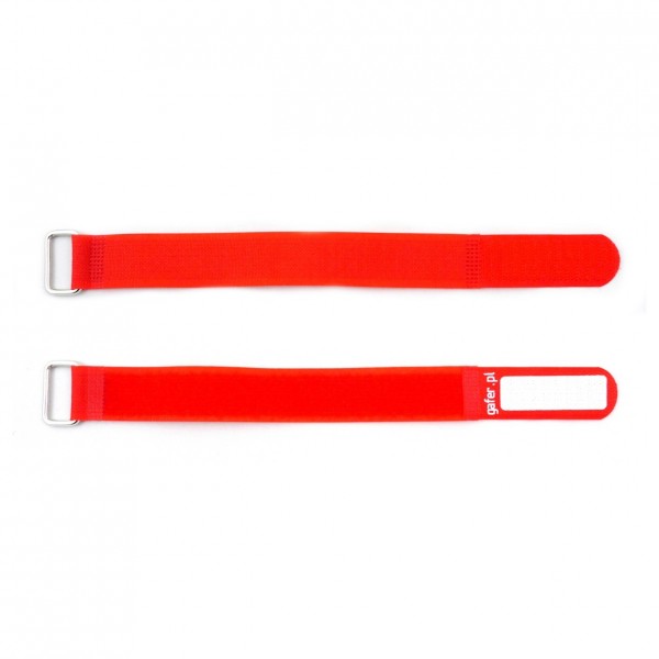 Gafer PL Tie Straps 25x400mm (5 Pack), Red