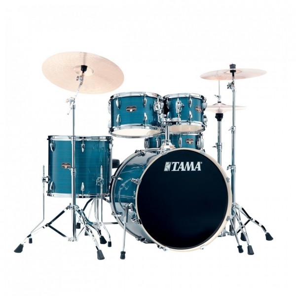 Tama Imperialstar 22" 5pc Drum Kit w/Cymbals, Hairline Blue