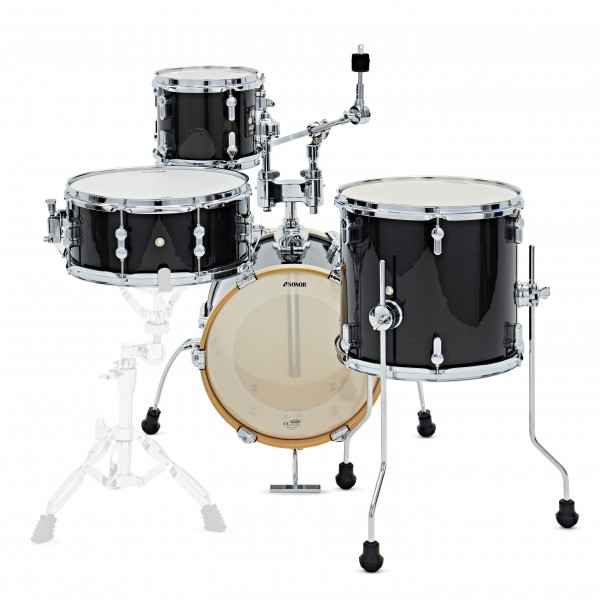 Sonor AQX 14" Micro Shell Pack, Black Midnight Sparkle