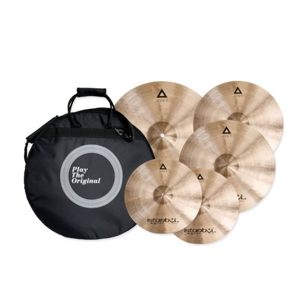 Istanbul Agop XIST Cymbal Set With Free 18" Crash, Bag & Gibraltar 4000 Lightweight Stands