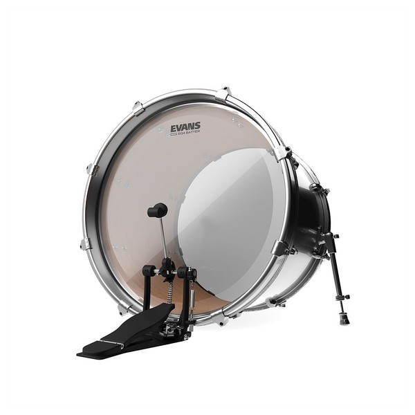 Evans EQ4 Clear Bass Drum Head, 24"