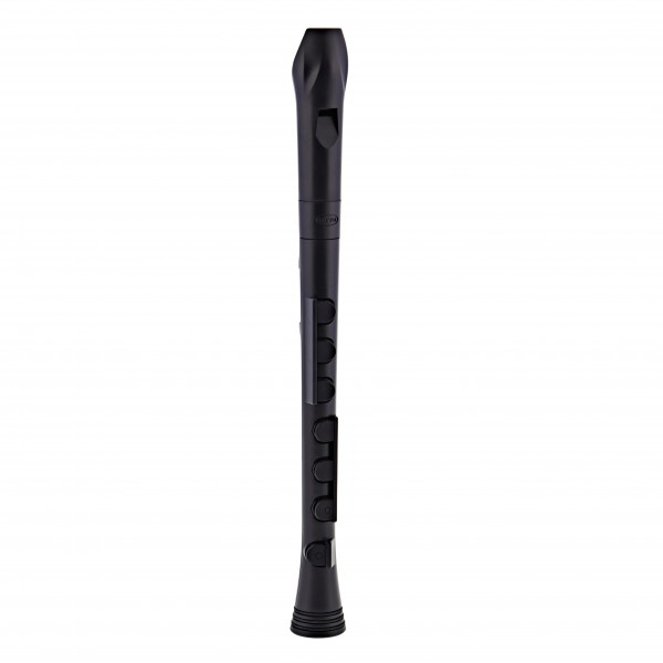 Nuvo Recorder+ with Hard Case, Baroque Fingering, Black and Black