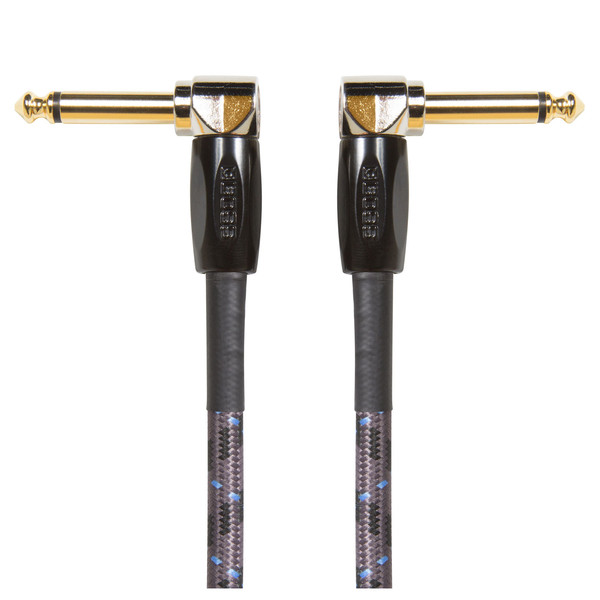 Boss 3ft / 1m Instrument Cable, Angled/Angled 1/4" Jack