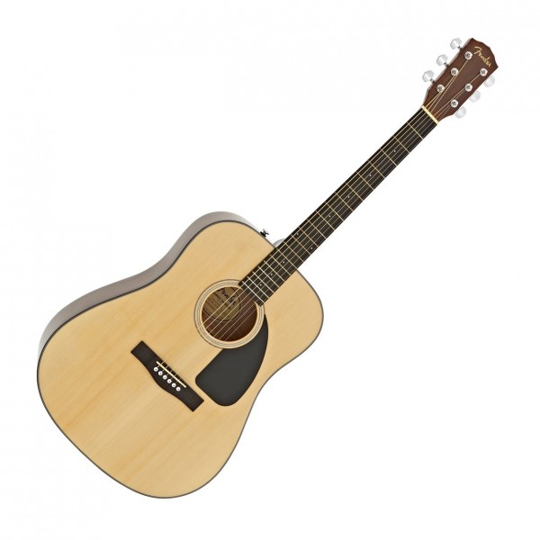 Fender CD-60 V3 Acoustic Guitar, Natural with Accessory Pack
