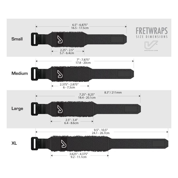 Gruv Gear Fretwraps 1pk White Camo, Small