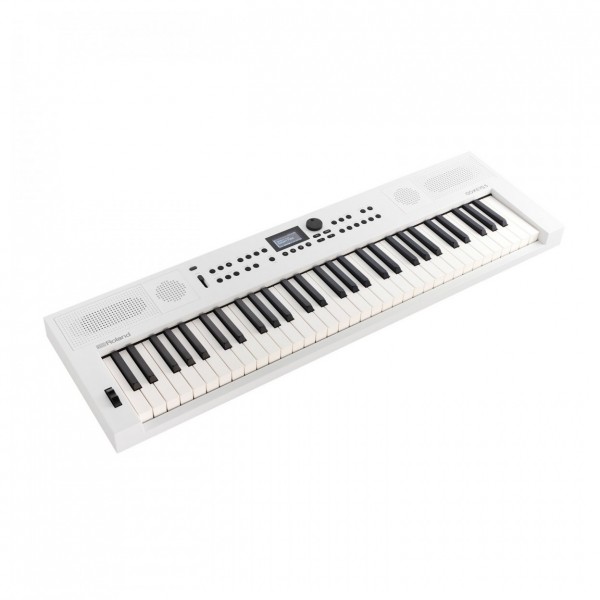 Roland GO:KEYS 5 Keyboard, White with Music Rest