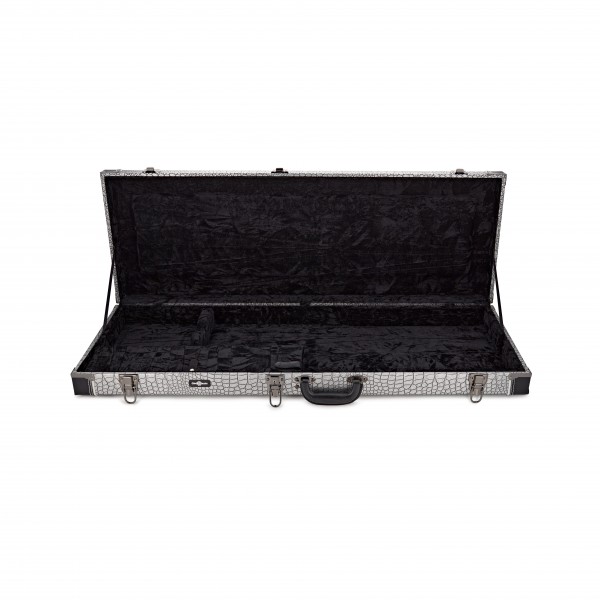 Deluxe Electric Guitar Case by Gear4music - Silver
