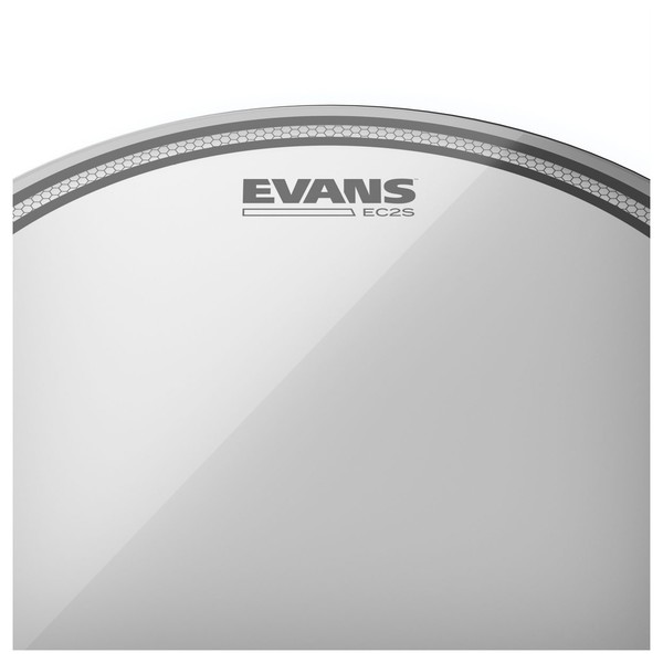 Evans EC2 Edge Control SST Clear Drum Head, 8"