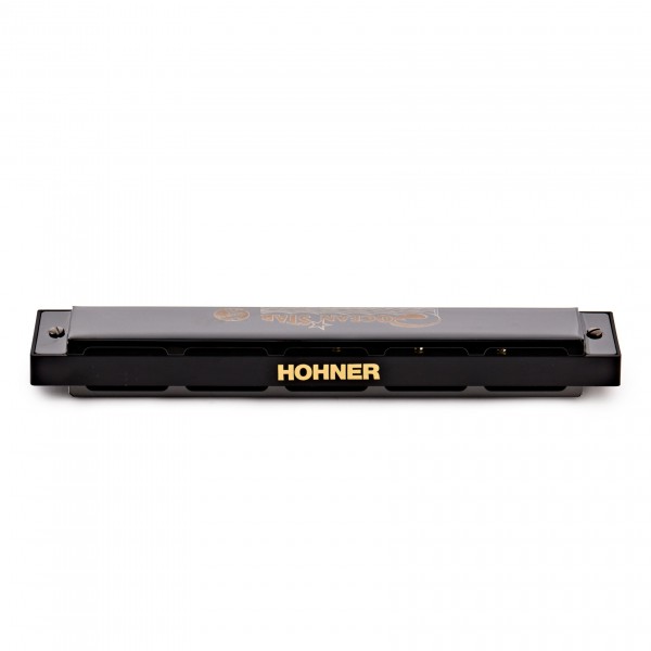 Hohner Ocean Star Tremolo Harmonica, Black Chrome, C