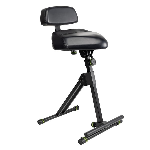 Gravity FMSEAT1BR Height adjustable stool with foot and backrest
