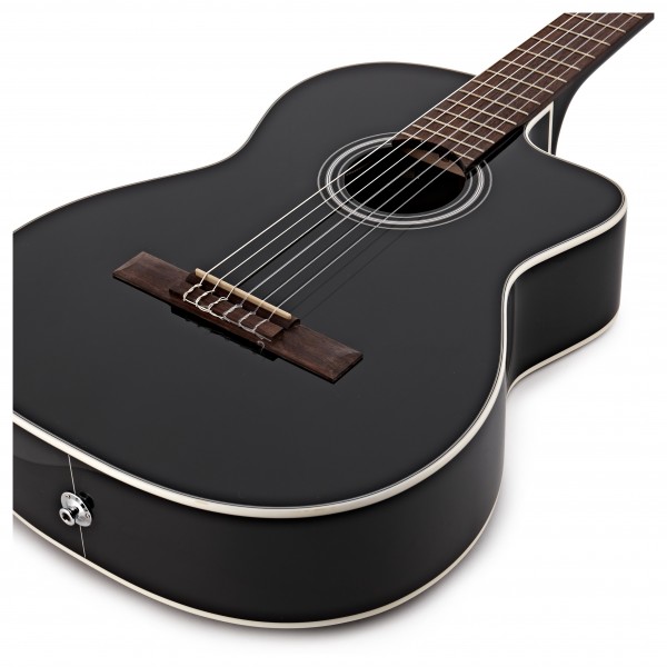 Takamine GC2CE Electro Classical Guitar, Black