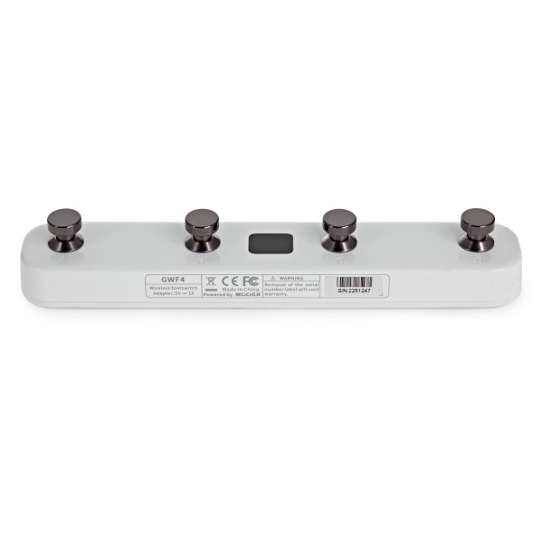 Mooer GTRS Wireless Footswitch, White
