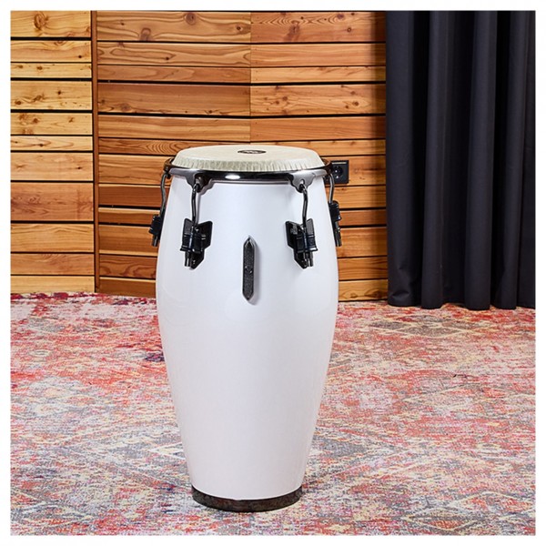 Meinl Percussion Artist Series Roberto Serrano Quinto 11" Remo Fiberskyn Heads, Pearl White