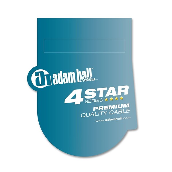 Adam Hall 4-Pole Speaker Cable, 0.4m