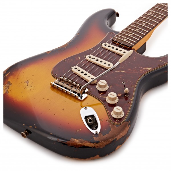 Fender Custom Shop '62 Heavy Relic Stratocaster RW, 3-Tone Sunburst #R132981