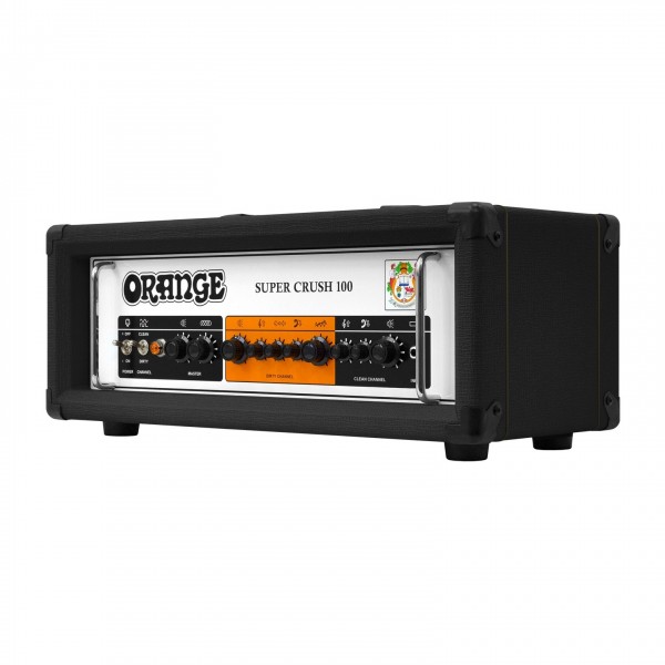 Orange Super Crush 100 Head, Black