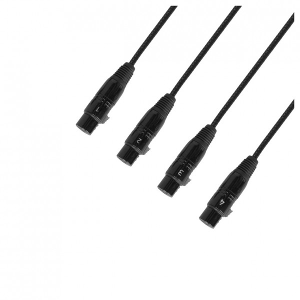 Adam Hall 4 STAR Rean XLR (F) to CAT6A, Audio & DMX Multicore