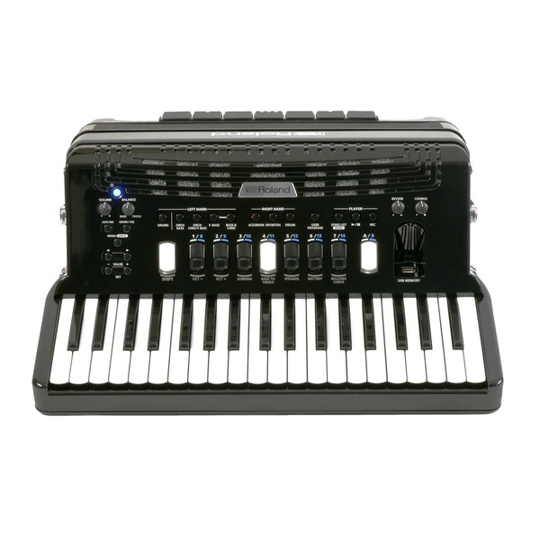 Roland FR-4X V-Accordion with Keyboard, Black