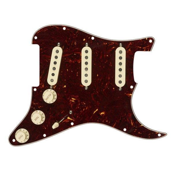 Fender Strat SSS Tex Mex Pre-Wired Pickguard, Tortoise Shell