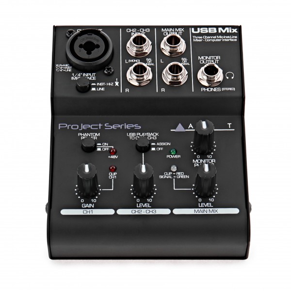 ART USBMix 3 Channel USB Mixer