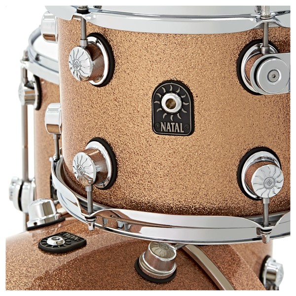 Natal Caf�� Racer 18" 3pc Jazz Shell Pack, Champagne Sparkle