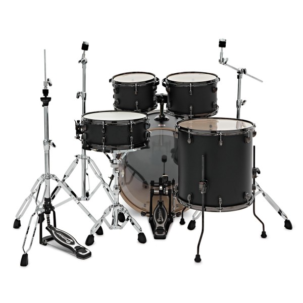 Premier Artist 22" 5pc Modern Rock Drum Kit, Matte Black