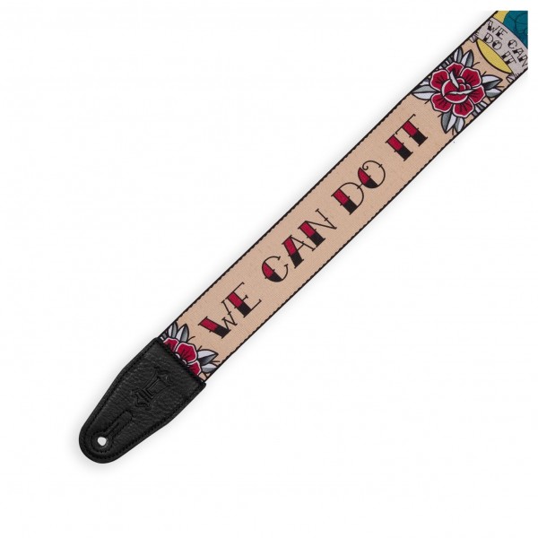 Levy's MPD2-125 Prints Polyester w Leather Ends 2", Rosie the Riveter