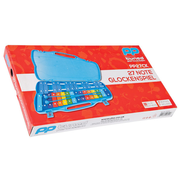 Performance Percussion G5-A7 27 Note Glockenspiel, Coloured Keys