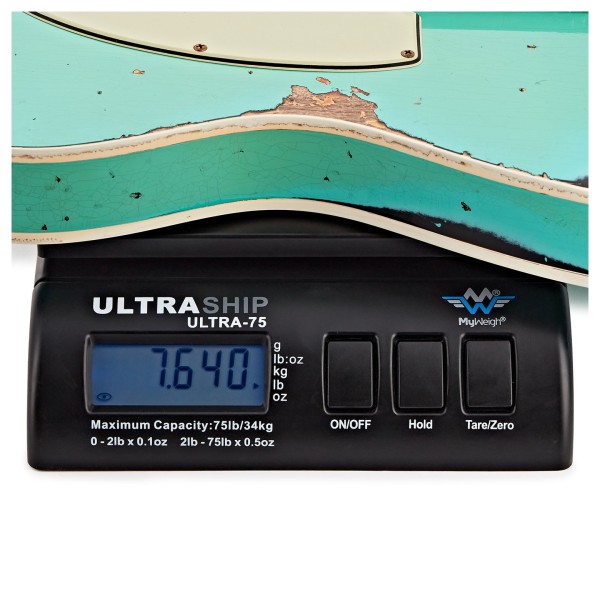 Fender Custom Shop LTD '60 Telecaster Custom Heavy Relic, Aged Seafoam Green Over 3-colour Sunburst