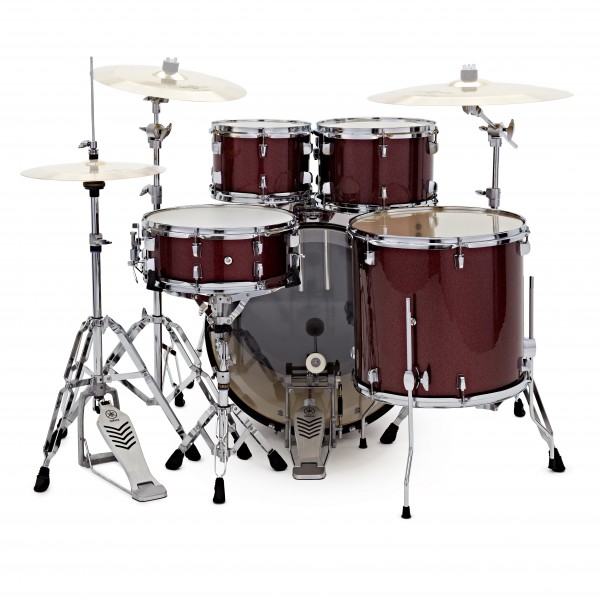 Yamaha Rydeen 22" Drum Kit w/ Hardware, Burgundy Glitter