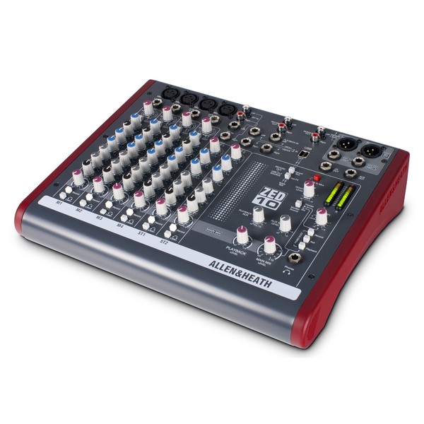 Allen and Heath ZED-10 USB Compact Stereo Mixer