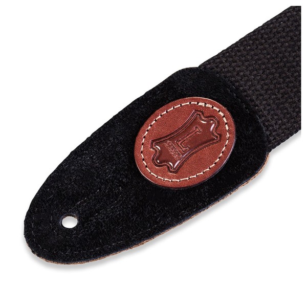 Levy's MSSC8-BLK 2" Cotton Guitar Strap, Black