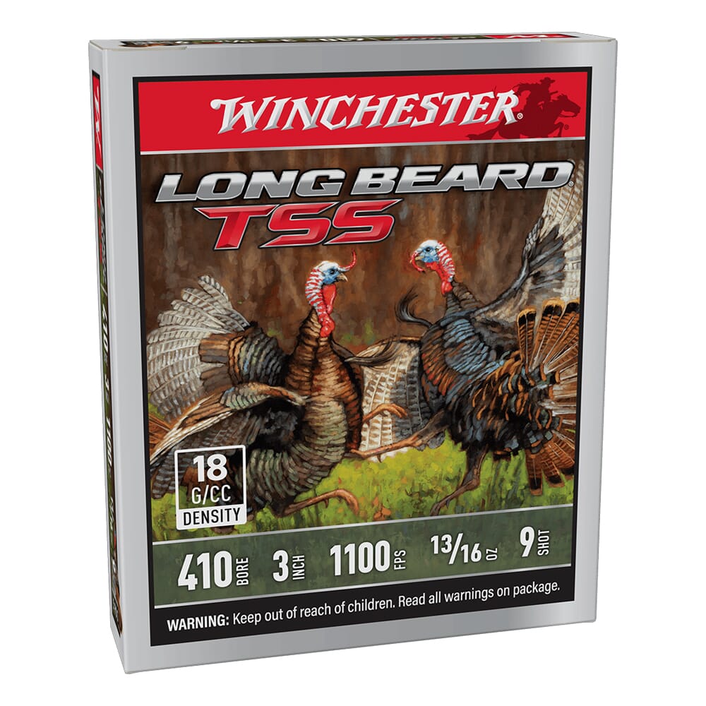 Winchester 410ga 3" #9 Long Beard TSS 13/16oz Shells Box of 5 LBTSS4139