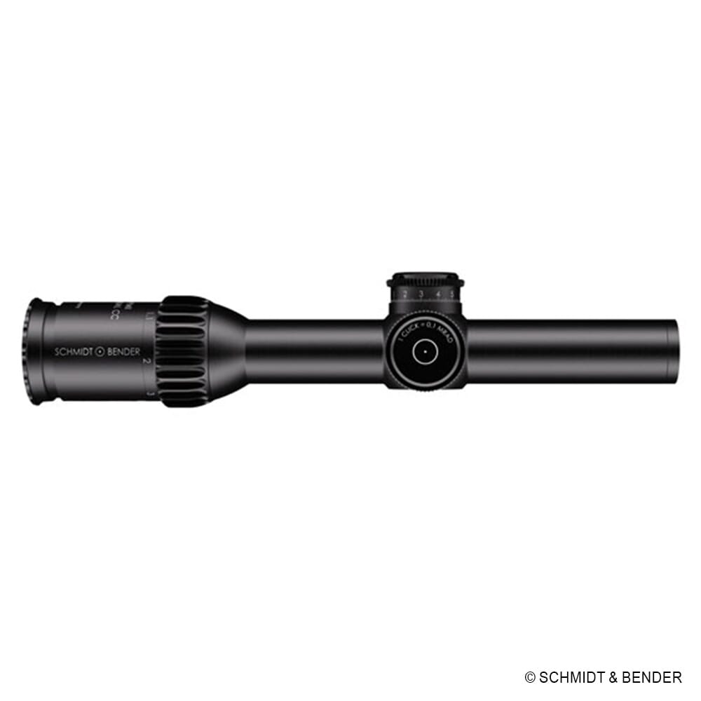 Schmidt Bender 1-8x24 PM II ShortDot Dual CC MDR-T6 ST LT MTC / ST LT ZC 0.1 mrad cw Black Riflescope 683-811-43E-K1-H1