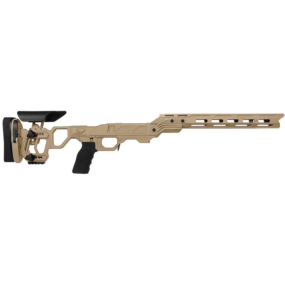 Cadex Defense Field Competition M-LOK Tan Rem 700 M24 Skeleton Fixed Chassis STKFCP-M24-RH-LA-B-NA-B-TAN