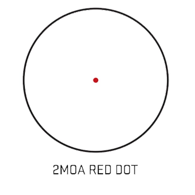 Sig Sauer Romeo4S 1x20 2 MOA Circle Dot Red Dot Sight SOR43021