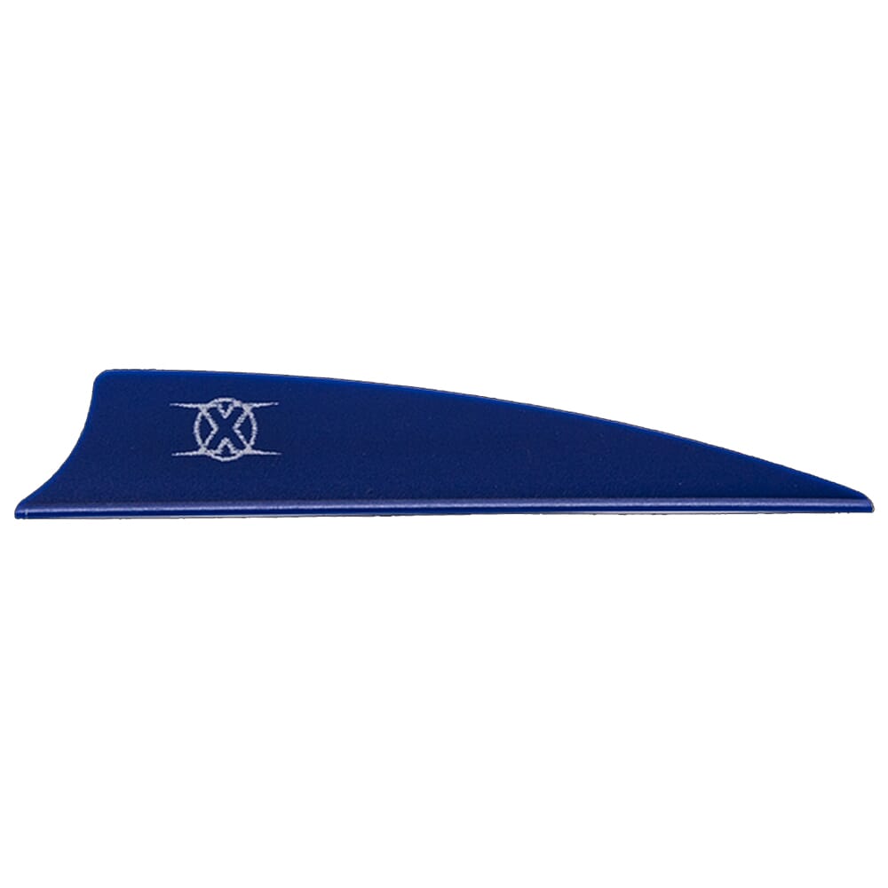 Bohning X Vane 3" Shield Cut Blue 100pk 10772BL3S