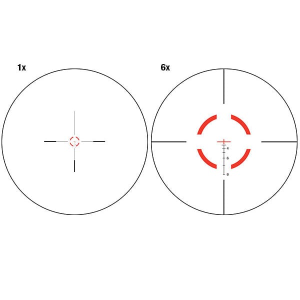 Trijicon VCOG 1-6x24 Red Circle/Crosshair Riflescope VC16-C-1600000