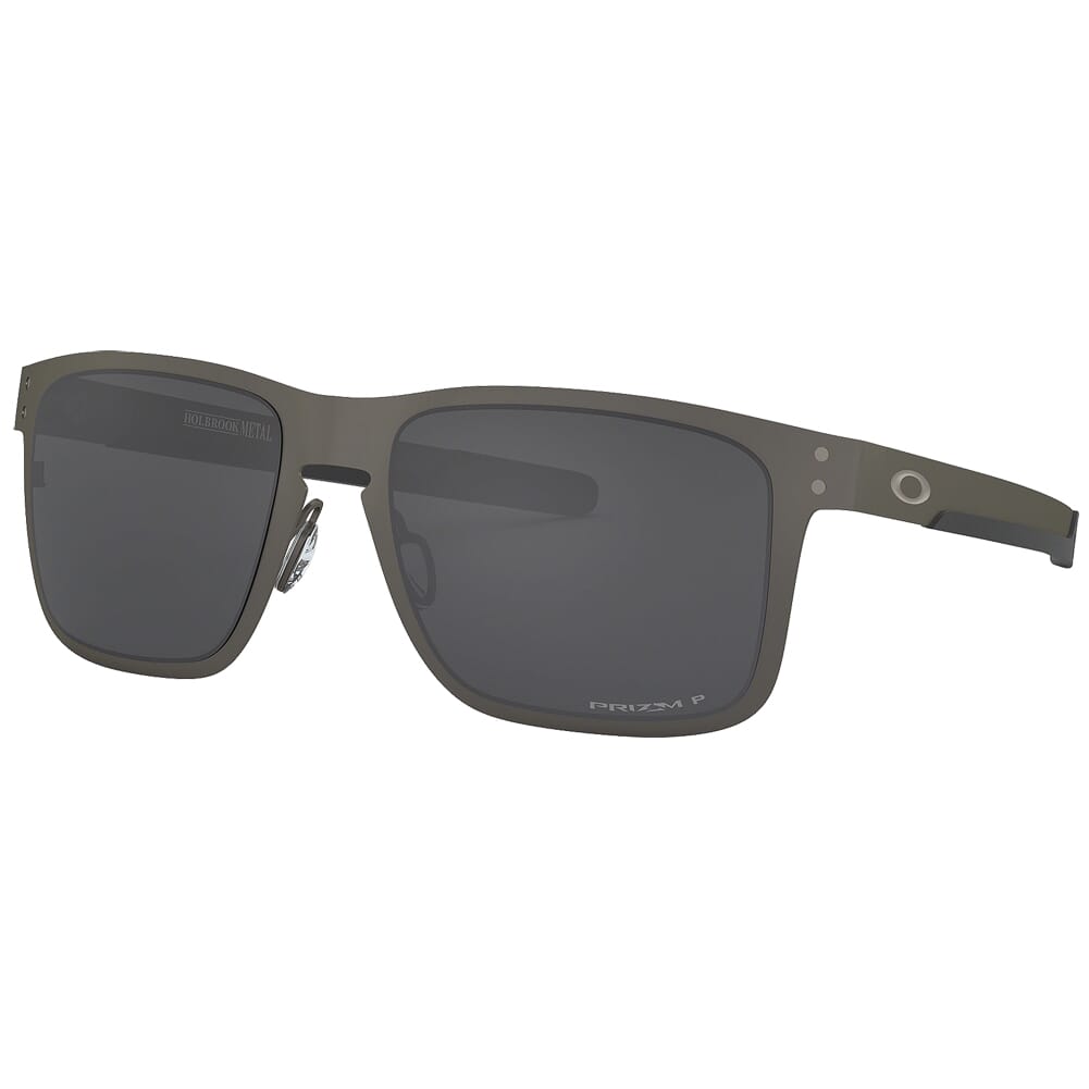 Oakley Holbrook Metal Matte Gunmetal w/PRIZM Black Polarized Lenses OO4123-0655