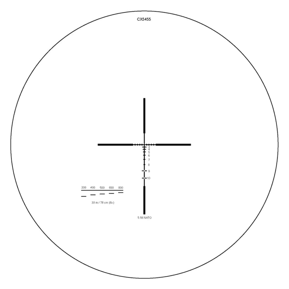 Elcan SpecterDR 1.5x/6x 5.56mm Riflescope with Flip Covers, ARD & 3MOA XOPTEK DFOV6-B146-C10-X3