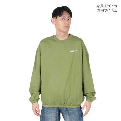 Oakley Mtl Ringed B1B Crew SweatShirt Fern XXL FOA406177-70NXXL