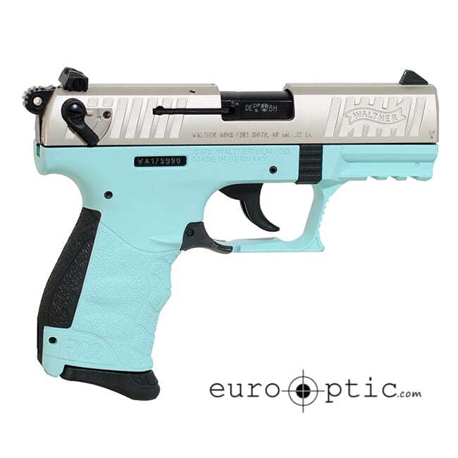 Walther P22 .22LR CA Angel Blue Pistol 5120362