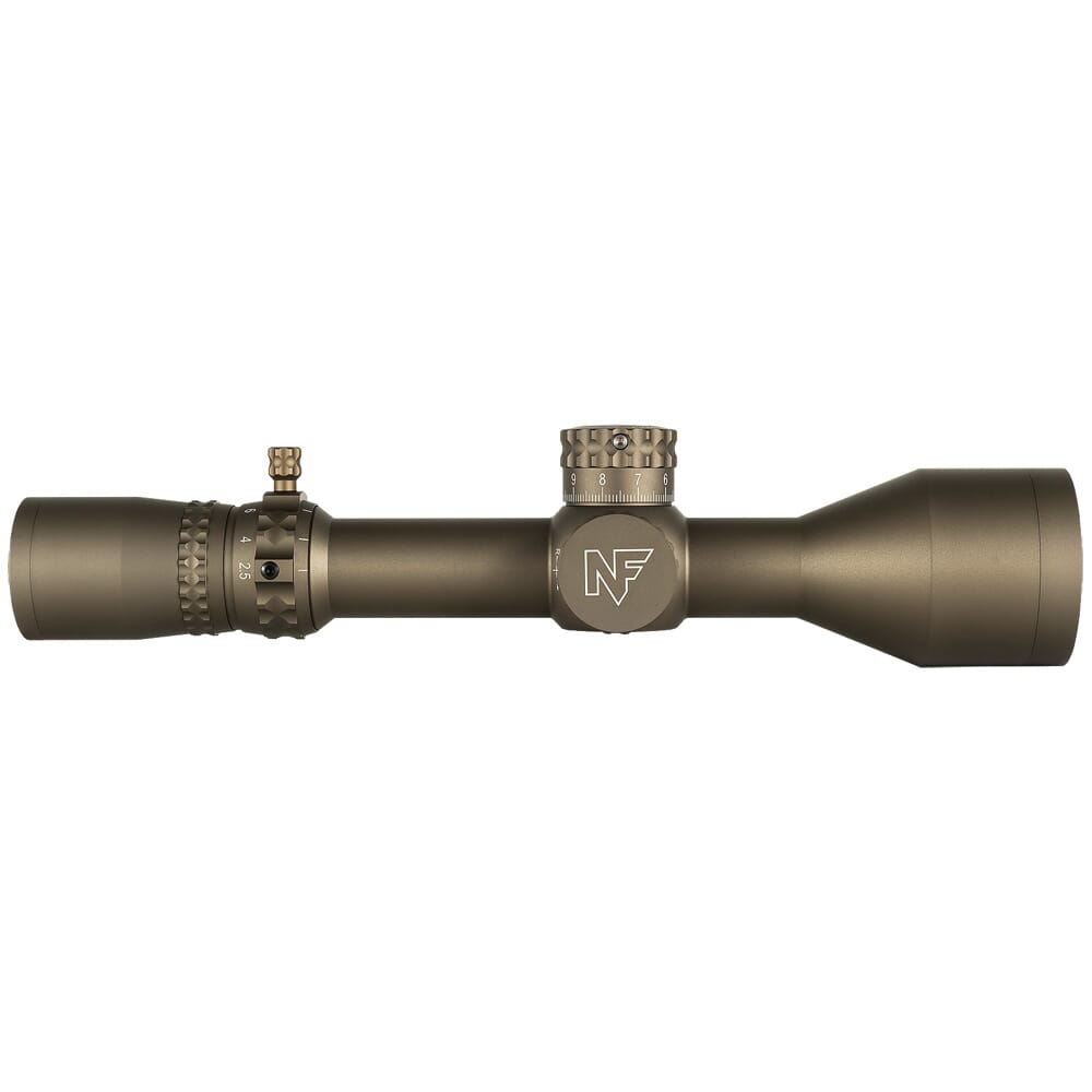 Nightforce NX8 2.5-20x50mm F1 ZeroStop .1 MRAD DigIllum PTL Mil-XT Dark Earth Riflescope C665