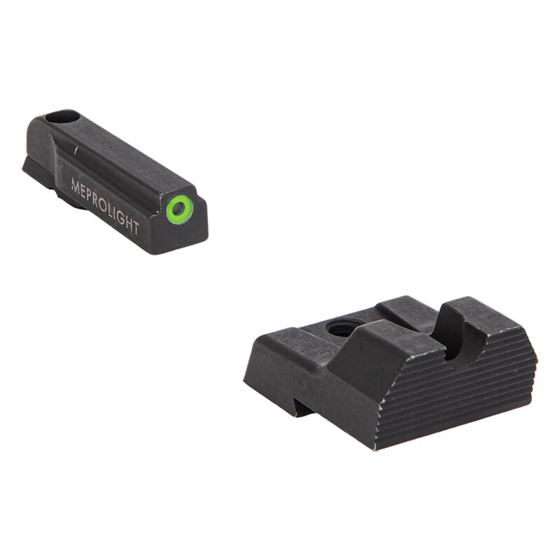 Meprolight Evergreen CZ P10 Green Ring/Blank Pistol Sight Set 83201011