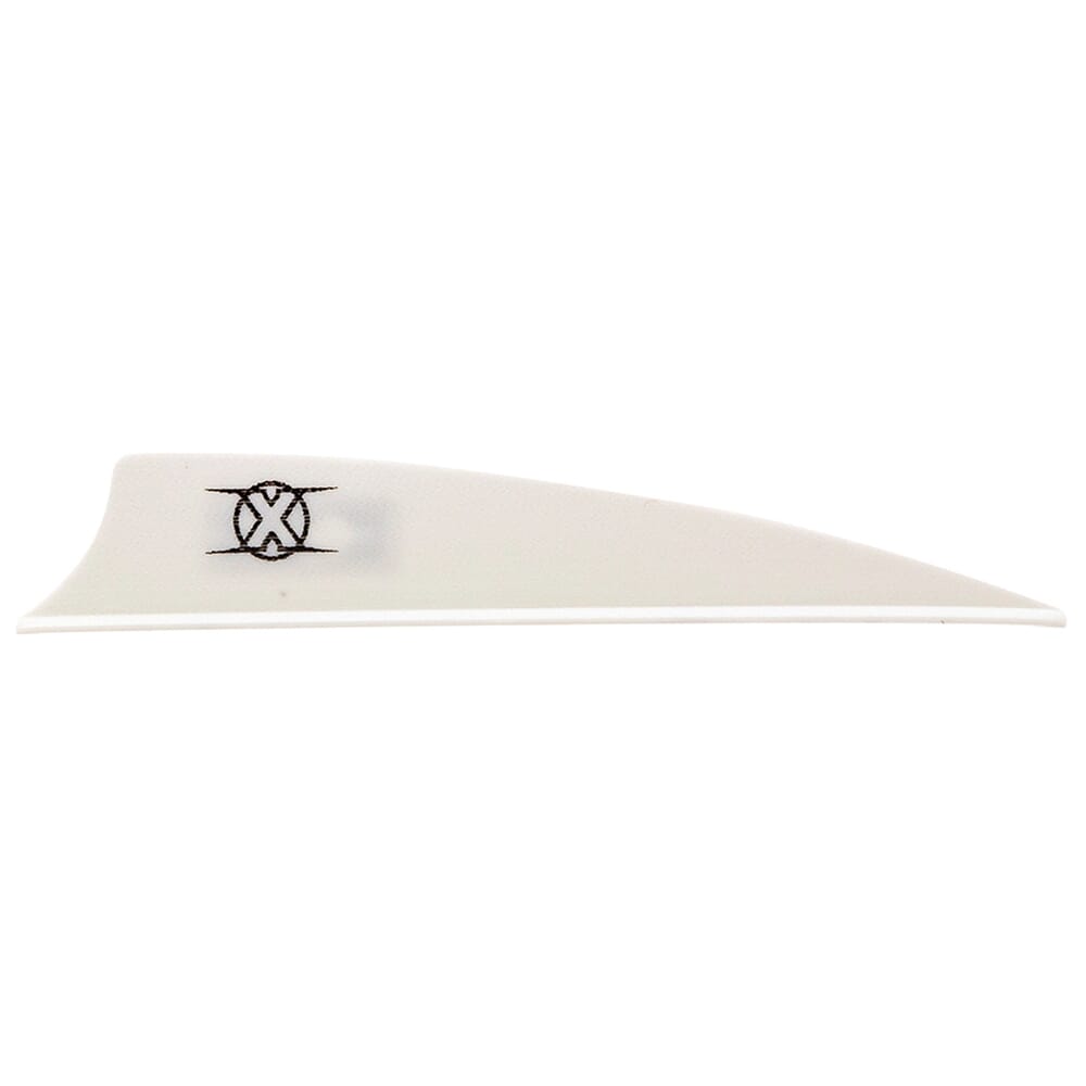 Bohning X Vane 3" Shield Cut White 1000pk 10773WH3S
