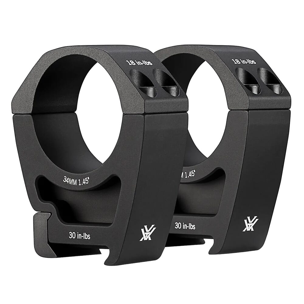 Vortex Pro 34mm High (1.45") Scope Rings PR34-H